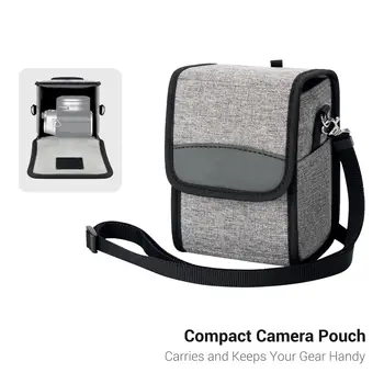 Borsa Compatta per Fotocamera per Fuji X100VI X100V X-T30 II X-T30 III X-E5 X100F GFX100RF Sony RX1R III A6700 A6600 A6100 CANON EOS M10