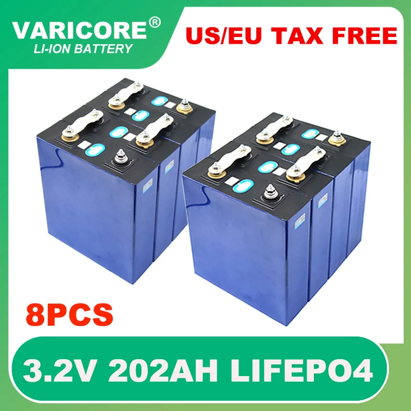 3.2V 200Ah LiFePO4 batteria batterie al litio ferro fosfato per camper