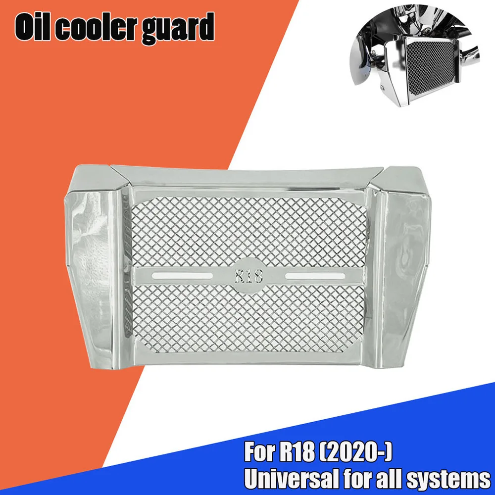 

Motorcycle Stainless Steel Radiator Grille Cooler Cover Protection Guard for BMW R18 R18 Classic 2020 2021 2022