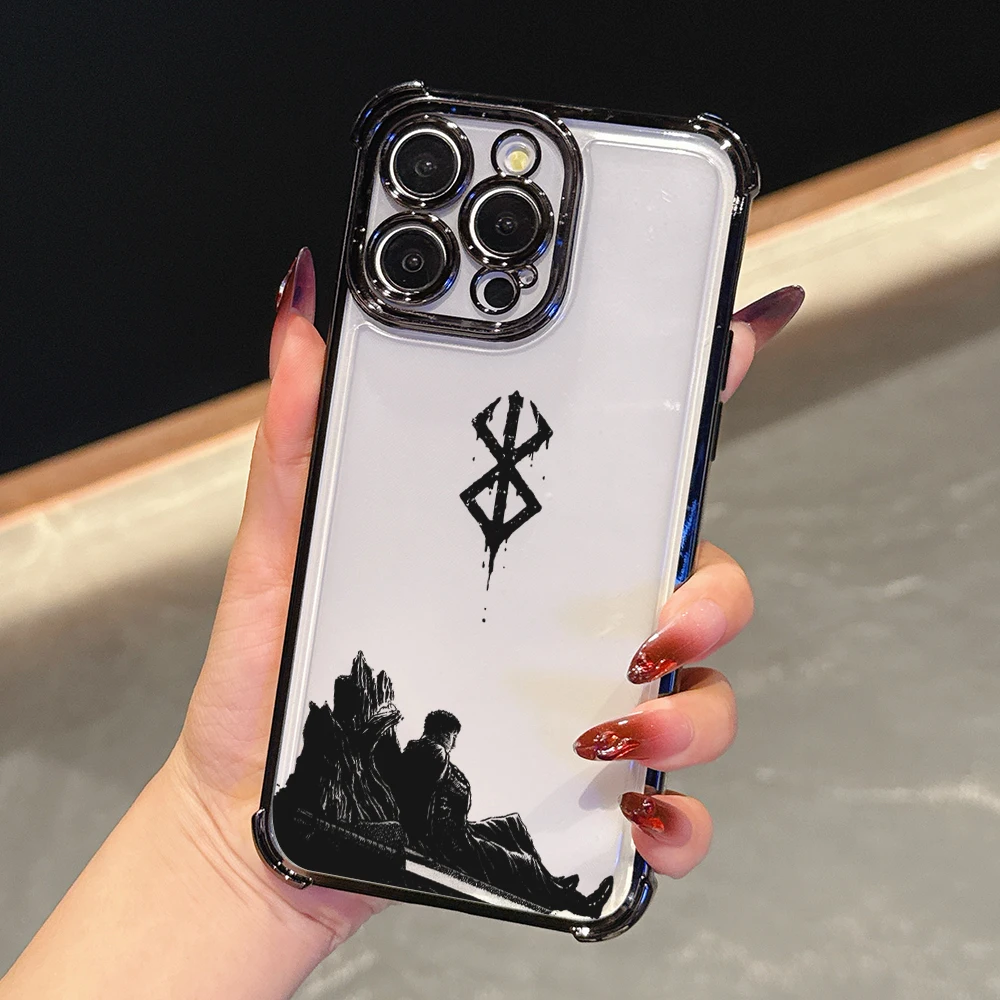 Berserk Guts Hot Anime Transparent Phone Case