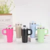14oz Car Mug with Handle Double-layer Vacuum Coffee Cup Portable Sport Water Bottle 304 Stainless Steel Travel Thermal Cup 3