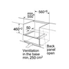 44L 60cm Built-in Microwave with 1.6 Cu.ft. 24 Inch with Grill & Convection Black Microwave Oven 3