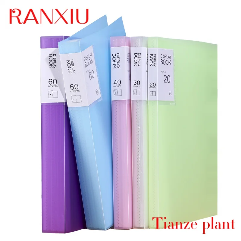 5 pcs thick file bag transparent waterproof snap type plastic information bag a4 size document folder file pocket organize Custom Hard Cover PP Plastic Work Bag Paper A4  20 30 40 60 Pages Organizer Document File folder With Pocket