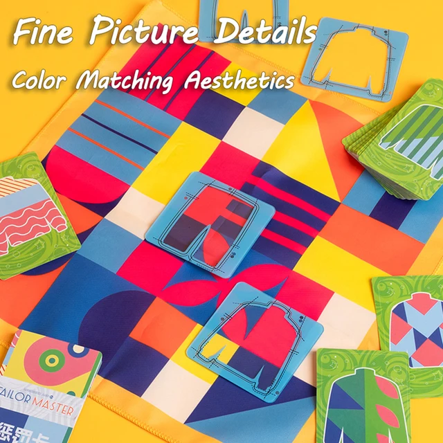 Tailor Master Battle Game Children Toys Funny Table Game Color Shape Matching Logical Montessori Thinking Interactive Board Game 6