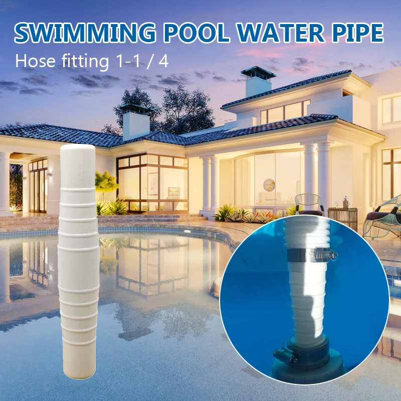 

Durable Hose Coupling Long Lasting Secure Fit Portable Swimming Pool Hose Coupling Adapter