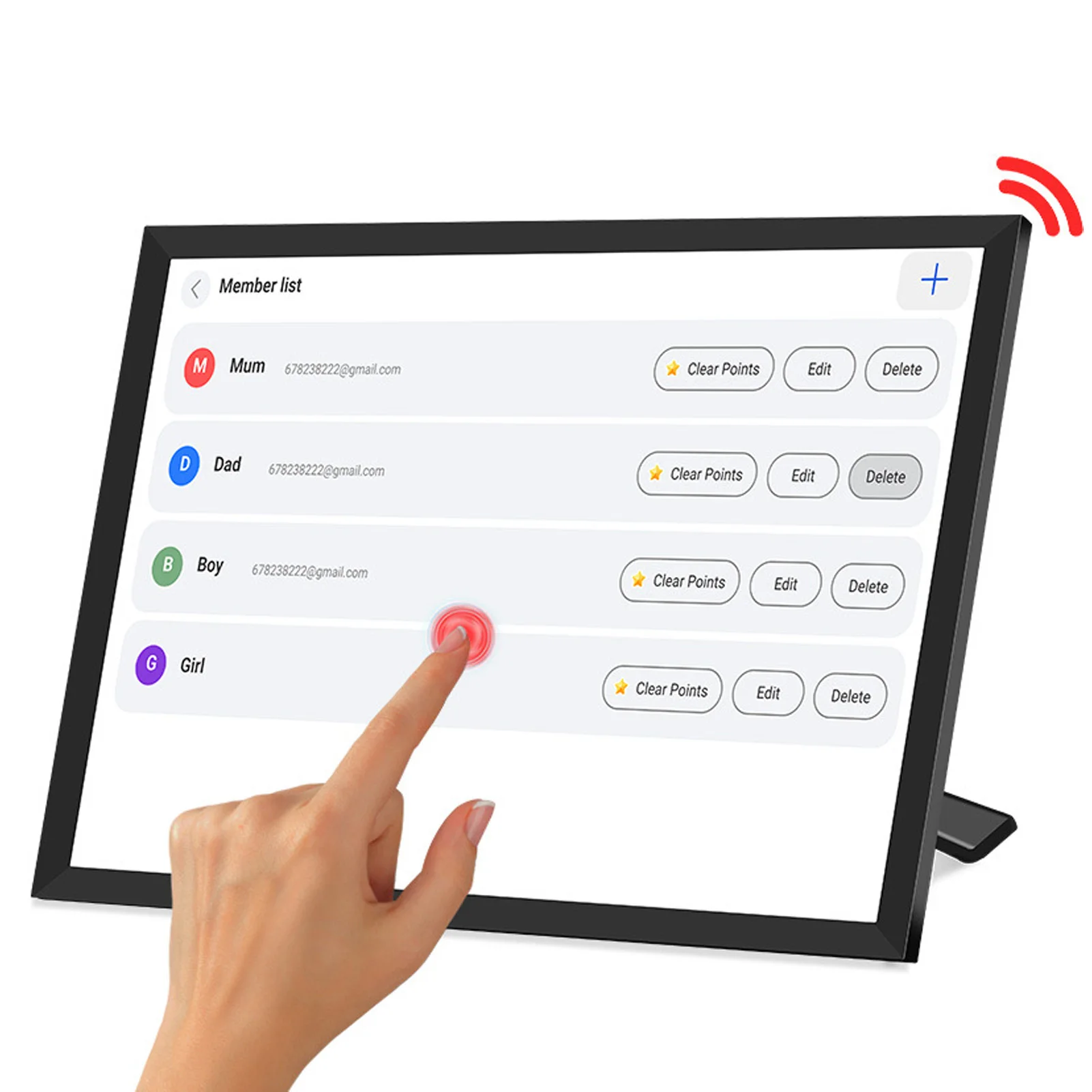 【New】10.1in Smart Digital Calendar and Planner HD Touchscreen Smart Calendar with Chore Chart for Family Office