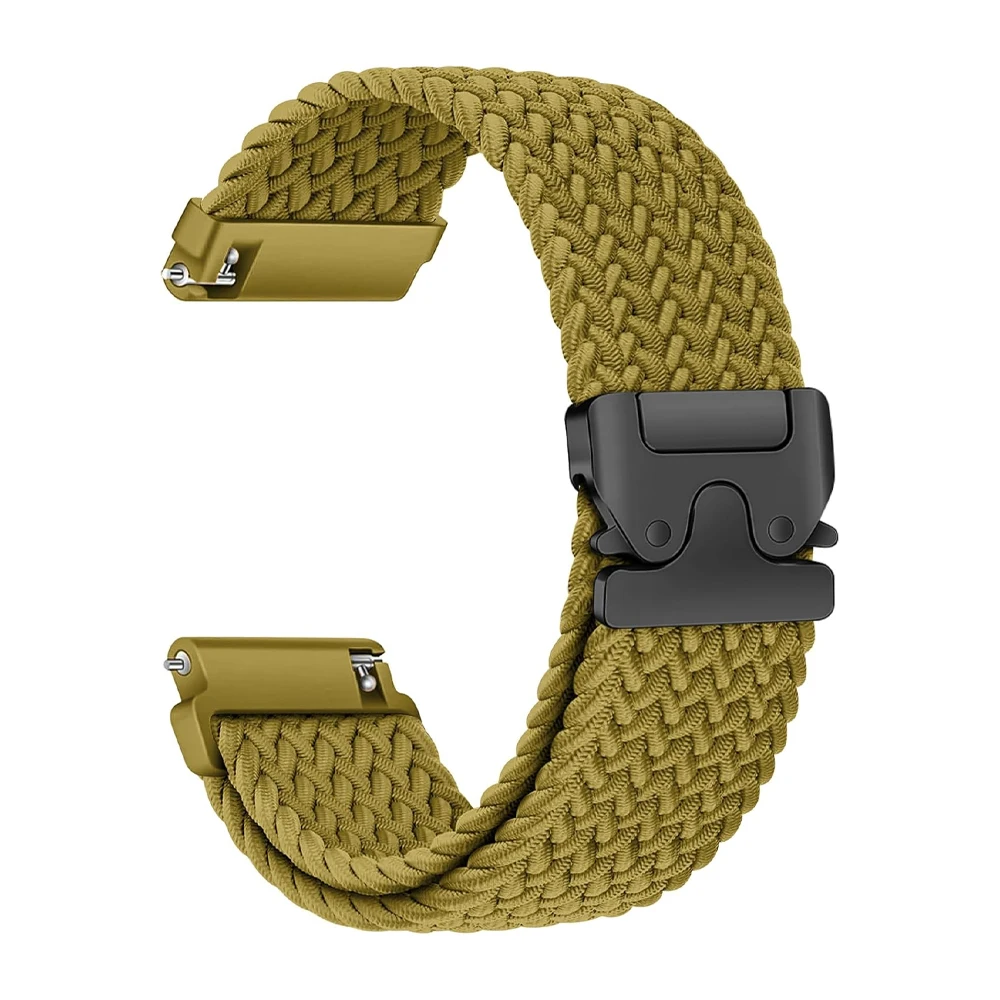 Nylon Parachute Strap Wristband Bracelet, 20/22mm Adjustable Strap