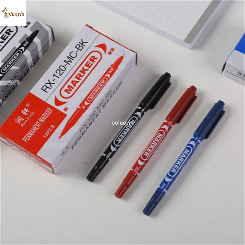0.5mm Marker Pens Tattoo Skin Markers Scribe 1/3pcs Permanent Makeup Tattoo Supplies Large Capacity Ink Waterproof Marker Pen 4