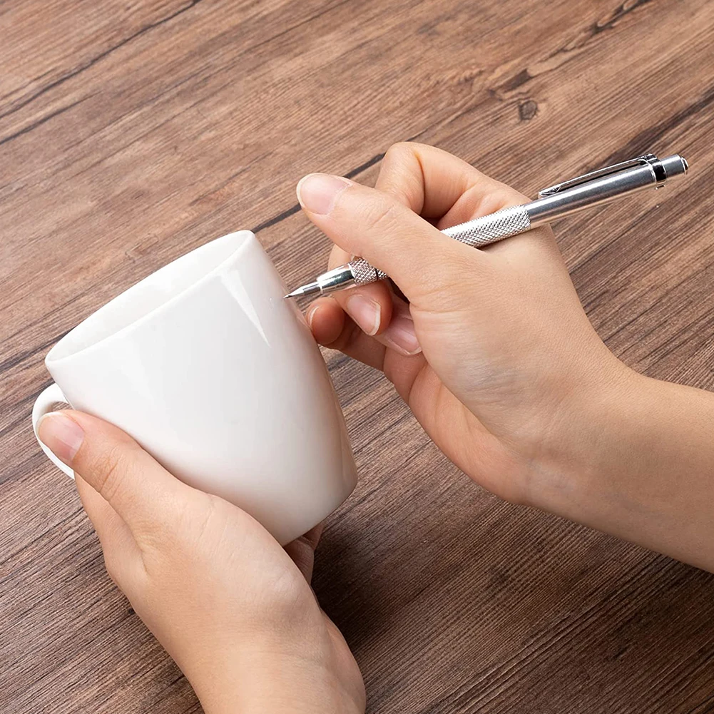 

Durable Scriber Pen Hand Tools Tungsten Carbide Magnet 14cm Aluminium Carbide Tip Ceramic For Engraving Metal Sheet