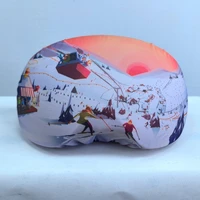 Customer Pattern Soft Bag Snowboard Goggles Protective Cover Hot Sale Microfiber Ski Goggle Lens Cover 1