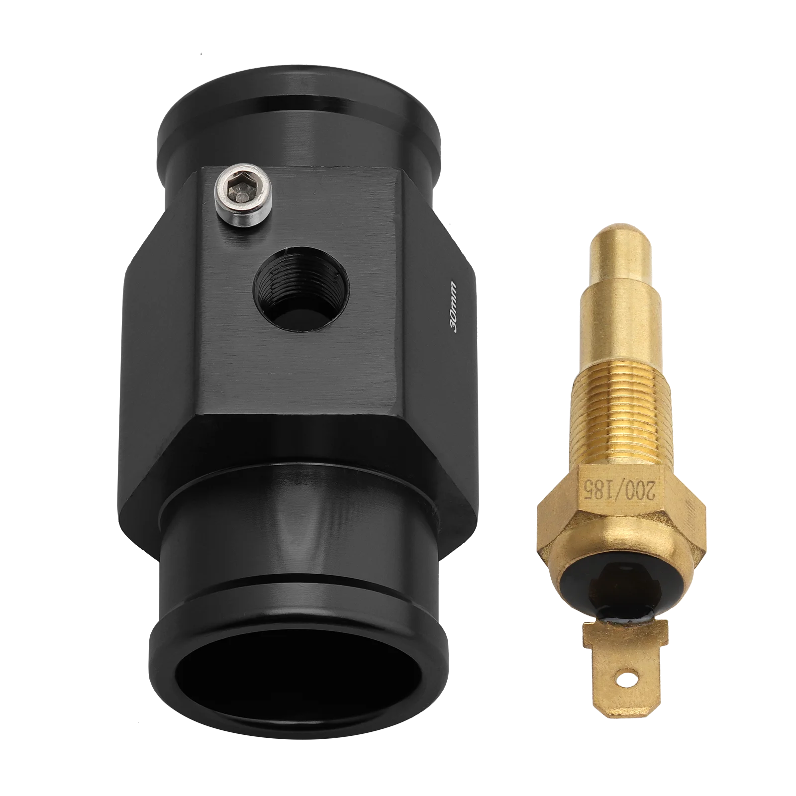  Wassertemperatur-Verbindungsrohr 40/38/36/34/32/30/28 mm Schlauchadapter mit 1/8 Zoll NPT Motorkühlgebläse Thermostat Temperatursensorschalter – Detail 6