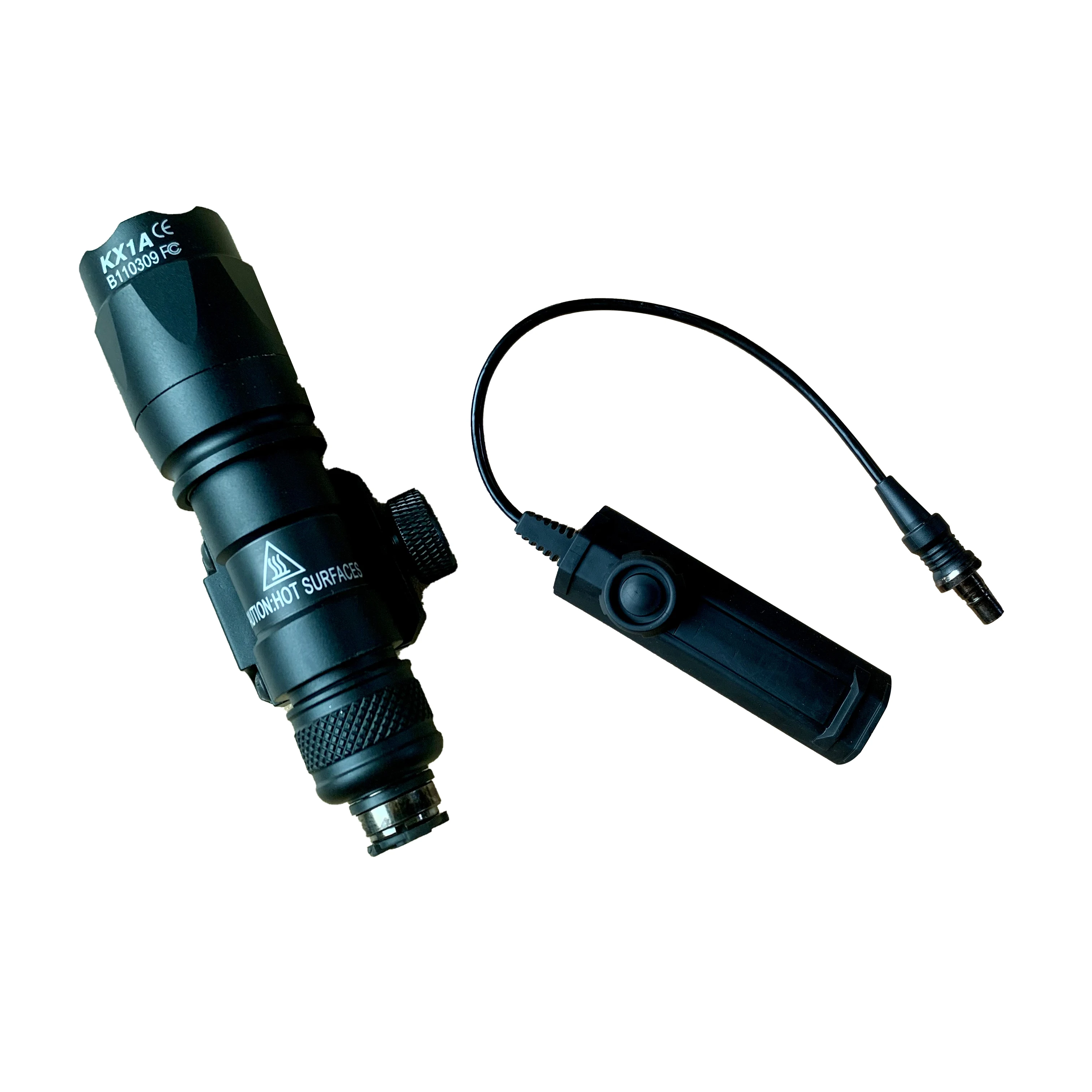 Tactical Rifle and Pistol Scout Light with Picatinny Rail Attachment