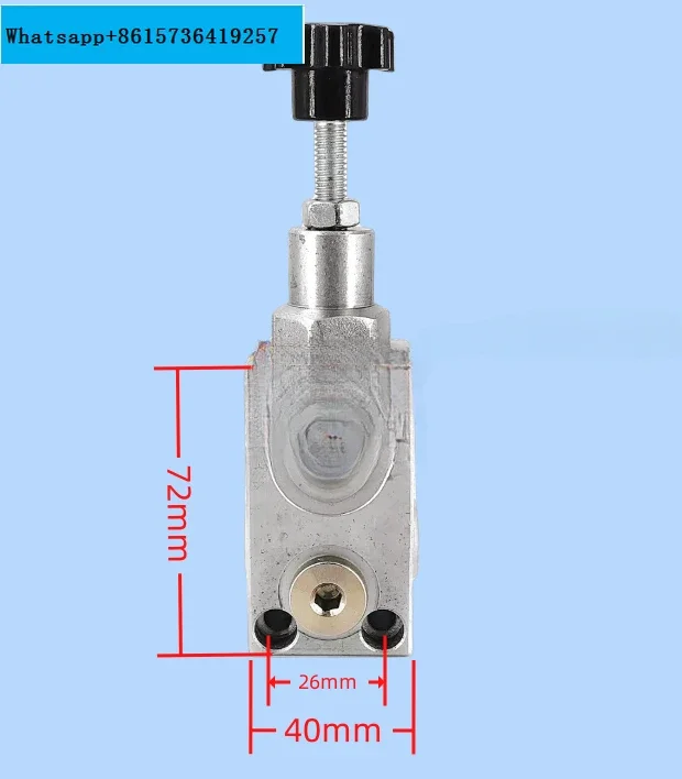 Valvola Di Sfiato Del Tubo Di Tipo Om Valvola Di Sfiato Della Valvola Idraulica A Pressione Regolabile Vmp Regolazione Manuale Della Pressione Del Vol
