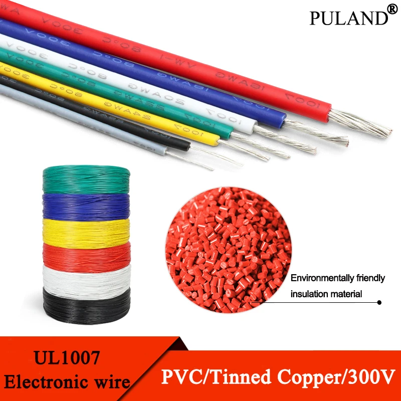 UL1007 Stranded Tinned Copper Hook-Up Wire product image from Polar Parts