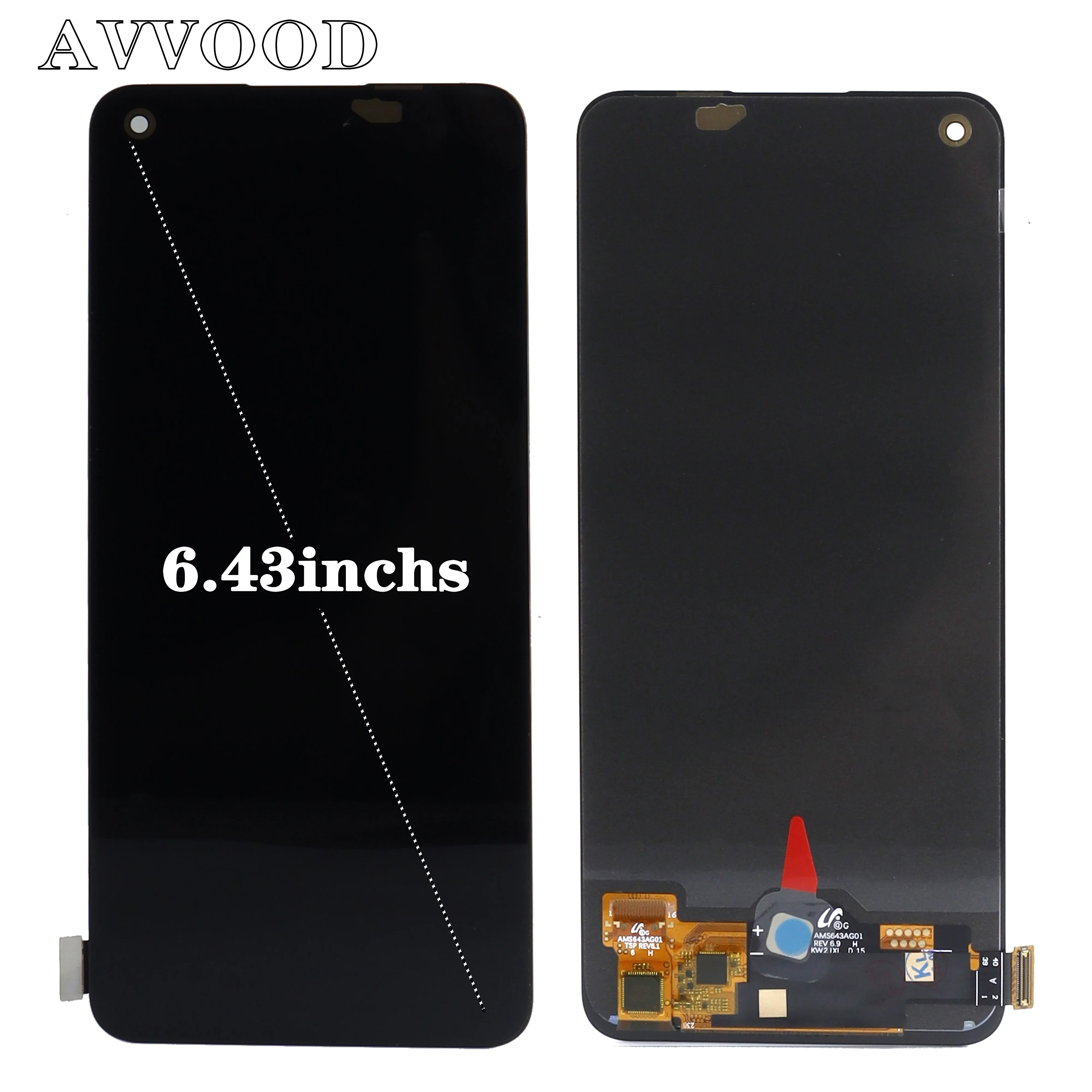 6.43'' OLED for Oppo Reno 7A LCD Display Touch Screen Digitizer