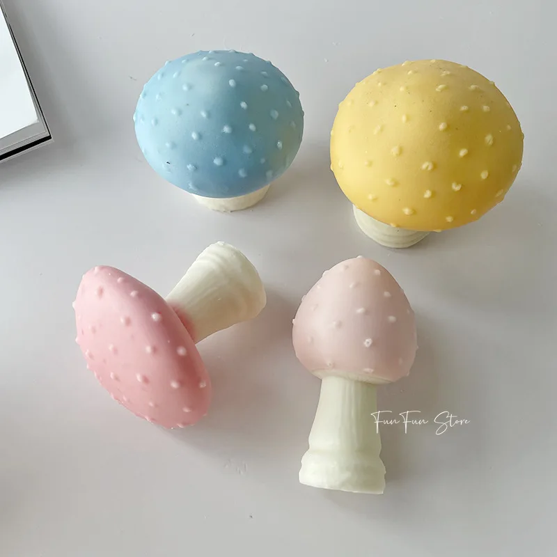 3D Mushroom Candle Creative Handmade Soap Silicone Mold - China