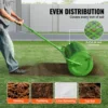 VEVOR Compost Spreader and Peat Moss Spreader 24 in Push/Tow-Behind Roller Lawn Spreader with Height Adjustable T Shaped Handle 6