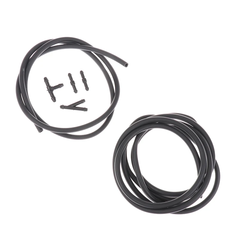 5pcs/Set 1/2 Meters Car Windshield Washer Hose Car Wiper Blade Pipe Blades Accessories Styling