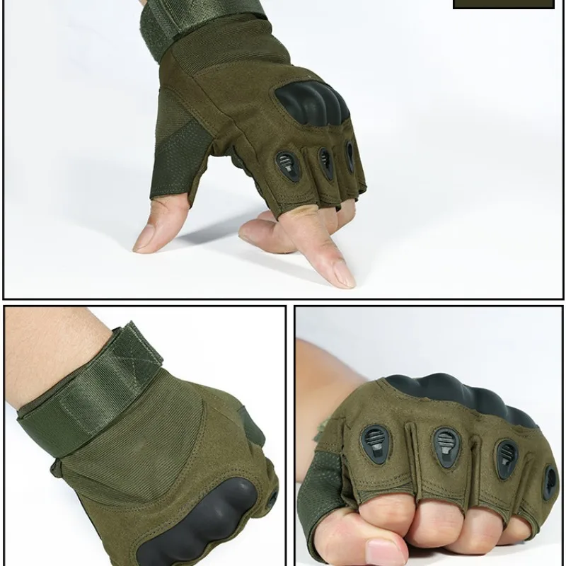 Sport Gloves Half Finger Men Gloves Outdoor Military Tactical Gloves Sports Shooting Hunting Airsoft Motorcycle Cycling