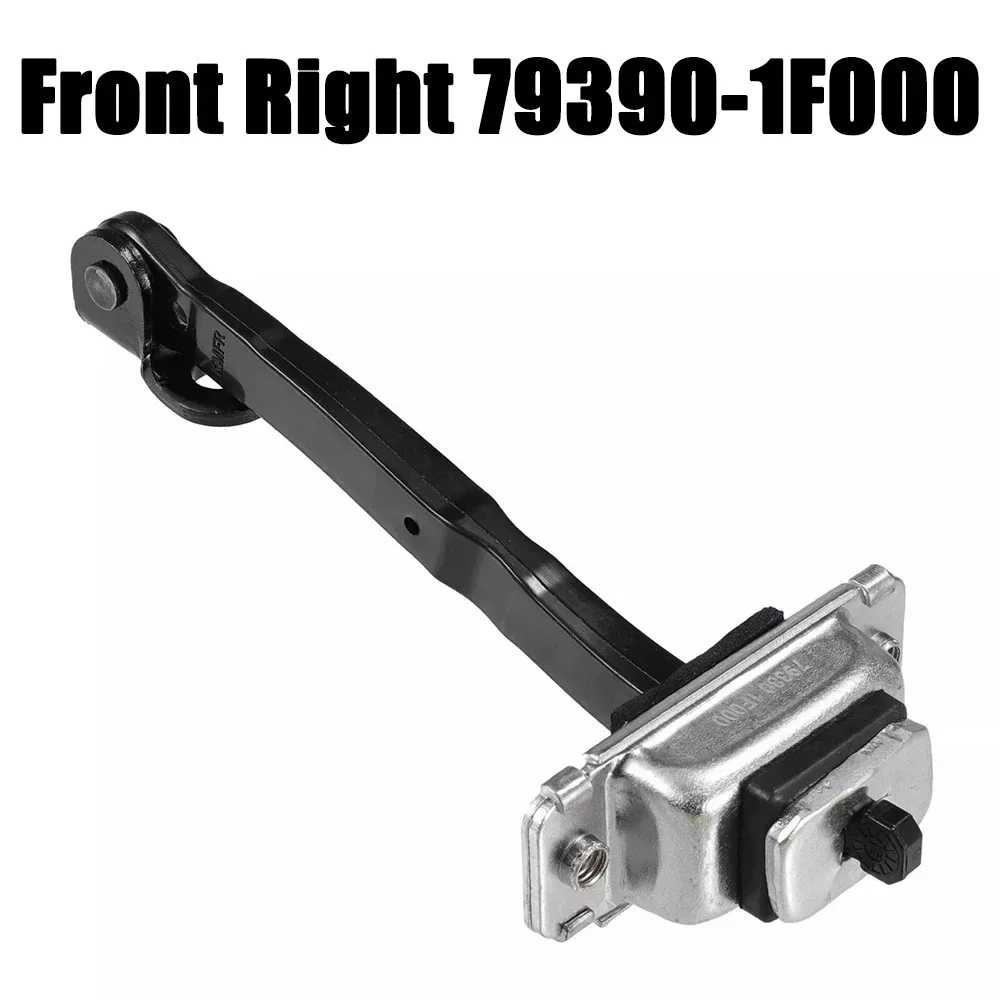 Door Check Stop Hinge Strap Limiter For Kia For Sportage 2005-2010 793901F000 Black&Silver Metal Good Replacement Easy Installation