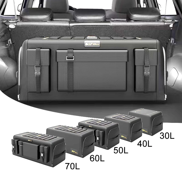 Organizador de maletero de coche, bolsa de almacenamiento de alta  capacidad, ajustable, tela Oxford, Universal, multiuso - AliExpress