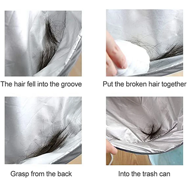 DIY 헤어 커팅 망토 우산 케이프를 이용한 편리한 이발과 청소