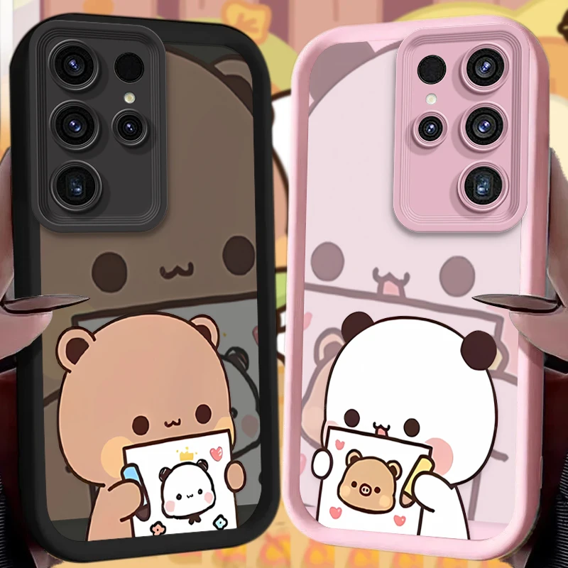 Adorable Dudu Bubu Couple Cartoon Silicone Phone Case