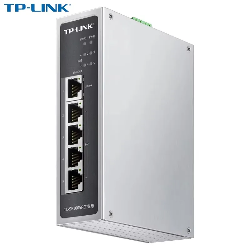 TP-LINK 산업용 등급 스위치, 이더넷 5 포트, 8 포트, 1005 기가비트 네트워크 스플리터, 허브, TL-SF1005P 산업용 등급