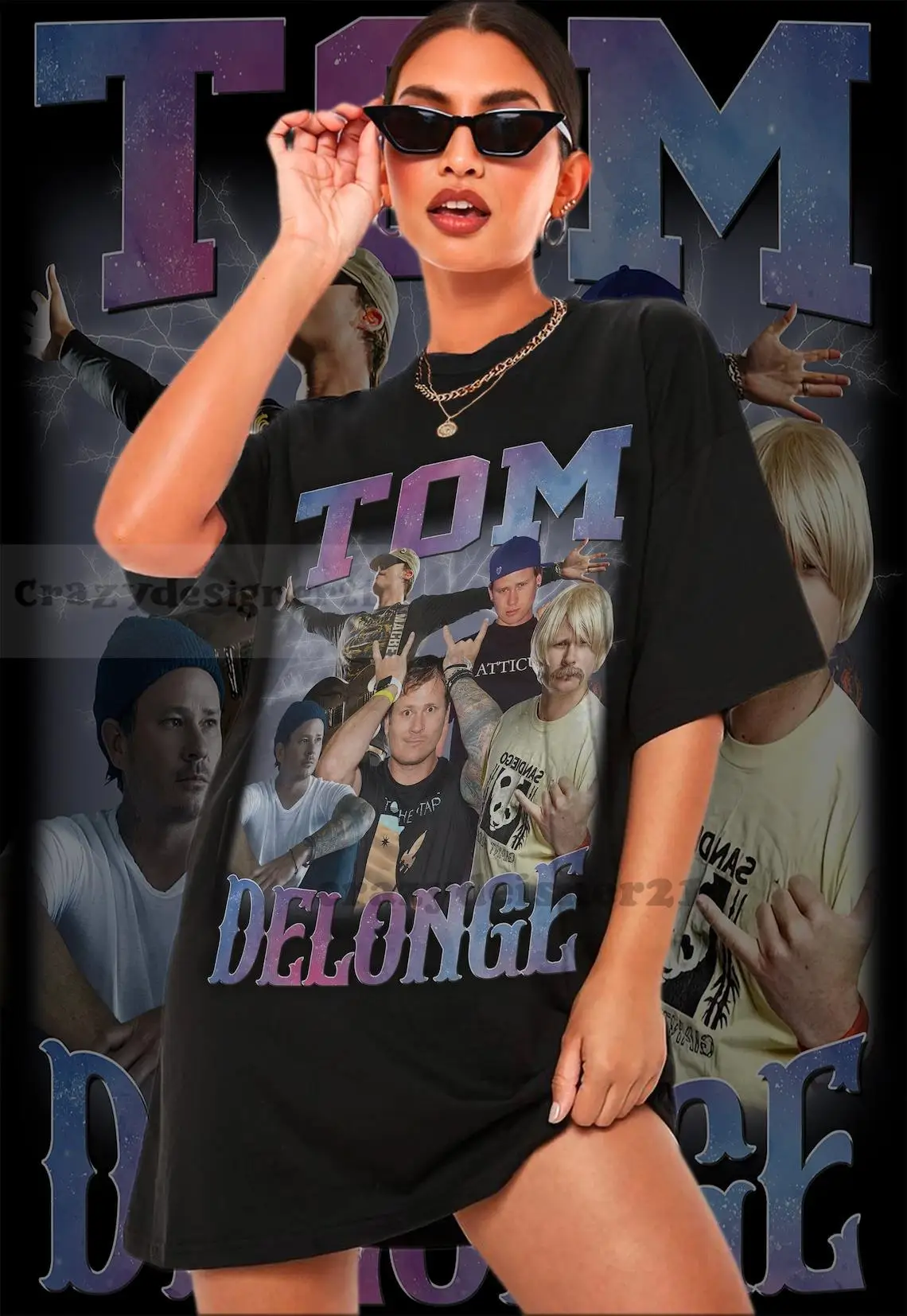 TOM DELONGE Vintage Shirt, Tom DeLonge Homage Tshirt