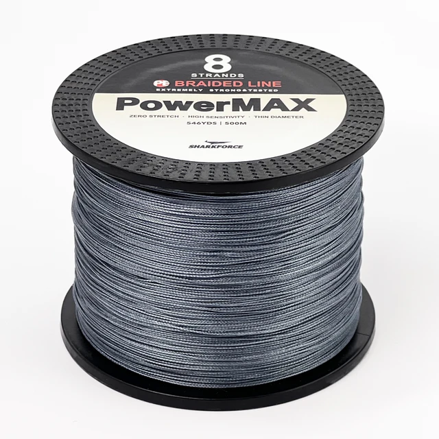 500m/546yds 8-Strand PE Braided Fishing Line, 12lb-90lb PowerMax