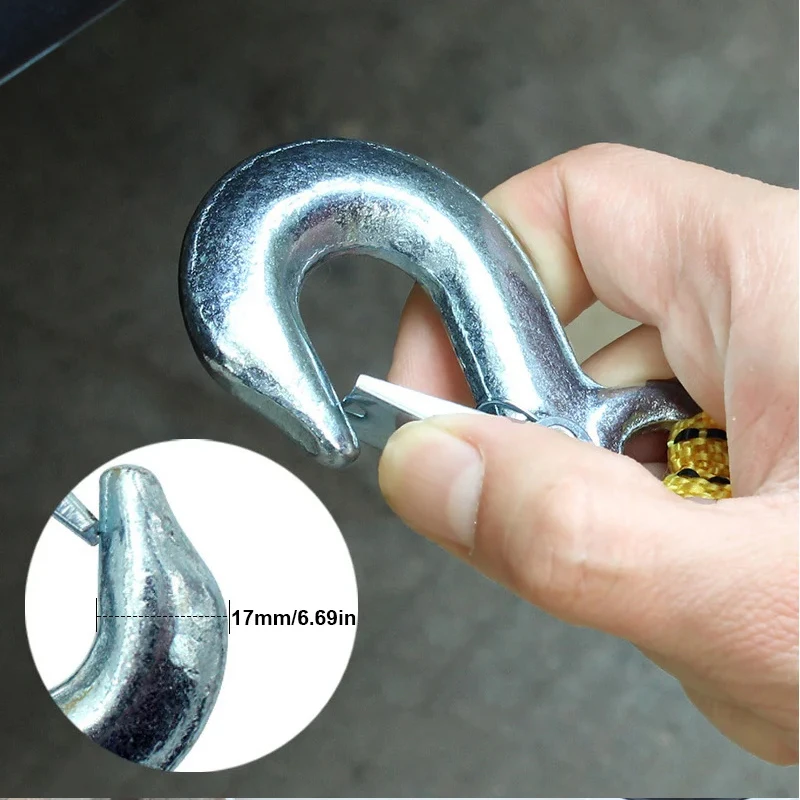 3M Heavy Duty 3Tonnen Auto Abschleppseil Abschleppseil Gurt mit Haken Tragbares selbstfahrendes Tourismus Heavy Duty Rettungsseil – Detail 6