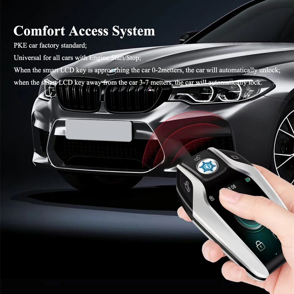 Keyforkess nuovo K600 PKE Comfort Access Keyless Entry chiave LCD remota intelligente modificata universale per Bmw Audi Kia VW Chevrolet Nissan - Sdd0404f49d0b408eb7f724b805bc2e02G