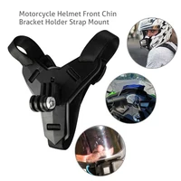 Motorcycle Helmet Chin Strap Mount Phone Clip Holder For GoPro insta360 Osmo SJCAM AKASO For iPhone Huawei Samsung Smartphones - Image 2