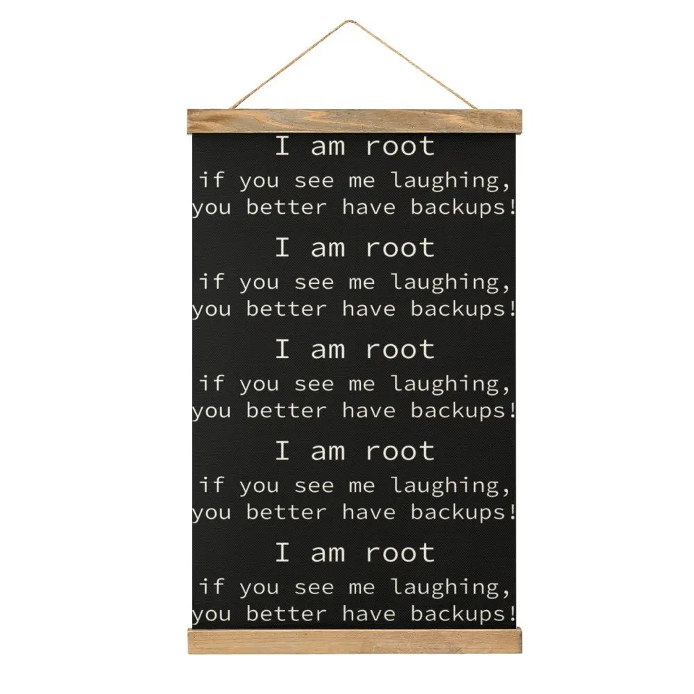 Canvas Hanging Picture I Am Root Essential For Sale Graphic Humor Graphic Draw Living Room Craft Decoration Style Hang Pictures
