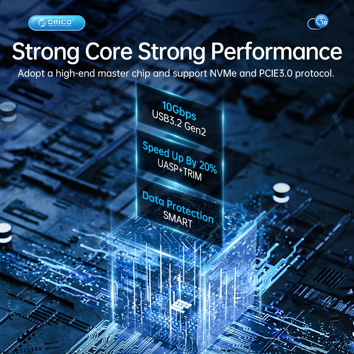 & B Key, PCIe, SSD com colete de refrigeração embutido