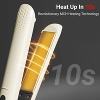 New 2 in 1 Professional Hair Straightener with 4 Gears Heat Ceramic Ionic Fast Heat-Up Negative Ion Hair Flat Iron Lcd Display 2