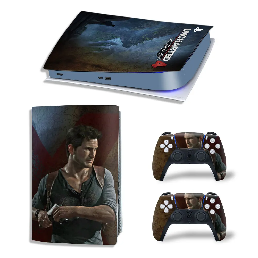 Uncharted Vinyl Decal Cover Faceplate Mod Skin Kit for PS3 super