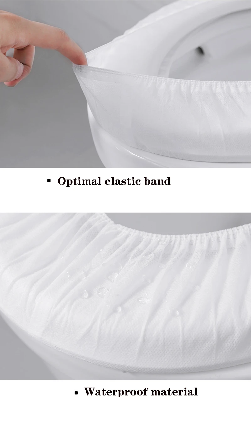 Description Picture 5 of itemTravel Disposable Toilet Seat Covers Mat Pad Travel Camping Bathroom Accessories Safety Independent Pack Toilet Seat Covers