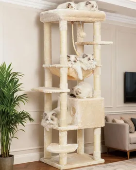 XXL Plush Cat Tree Tower 1
