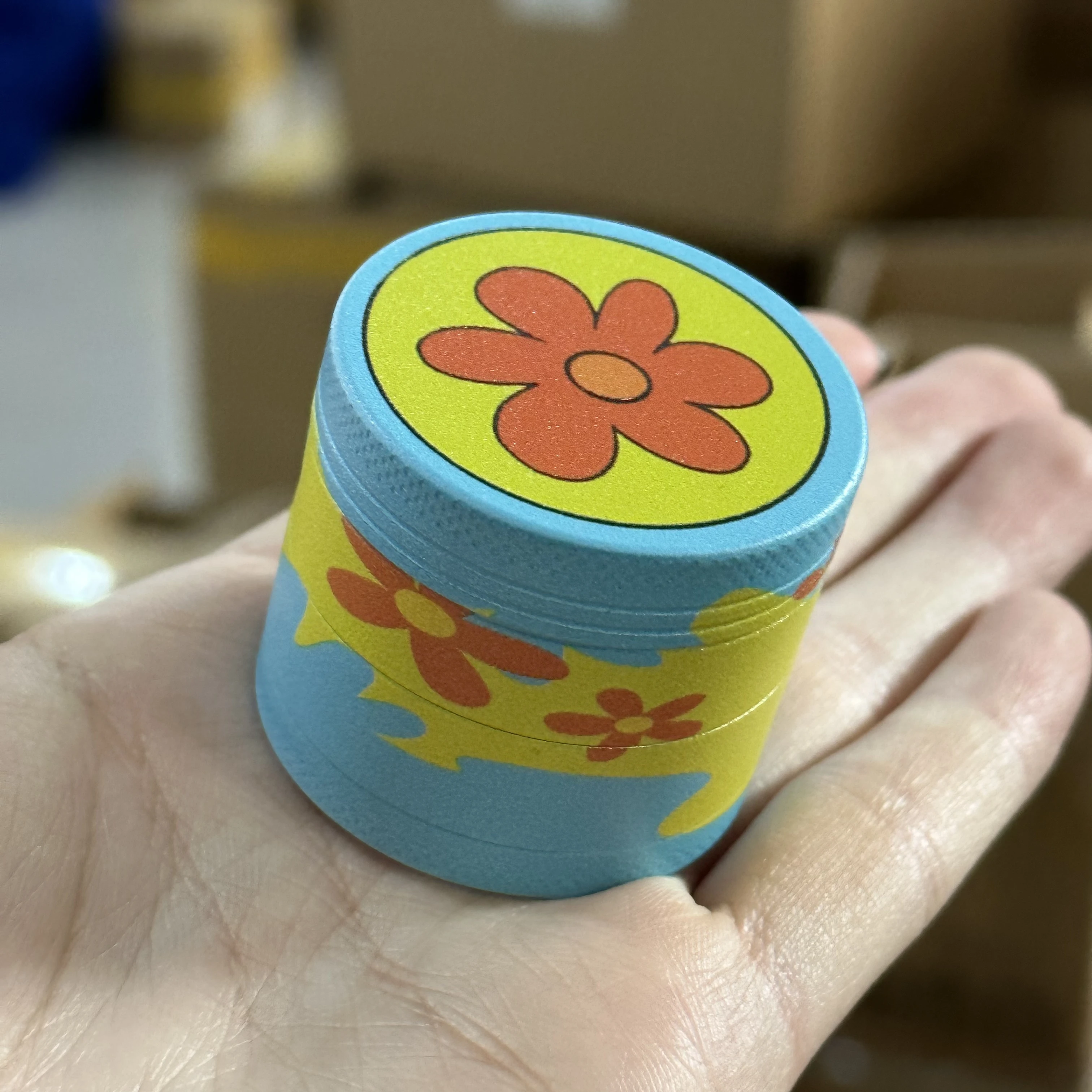 Cute Mushroom Metal Grinder Girls Gift 50MM Grinder Machine Spices