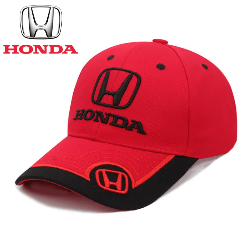 Sports Headwear Honda Hip-hop Baseball Cap for Honda Civic Accord CRV Hrv Jazz Outdoor Summer sports headwear
