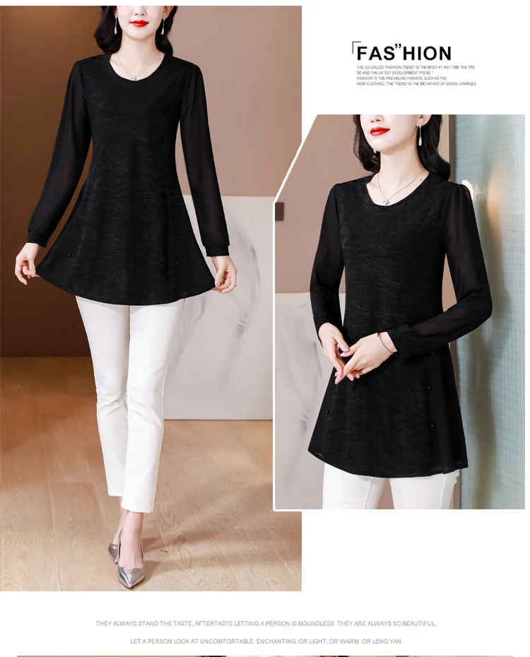 L-5XL Loose Clothes 2024 Women Spring Long Sleeve Elegant Ruffles Shirts Casual Retro Floral Tunic Peplum Tops And Blouses