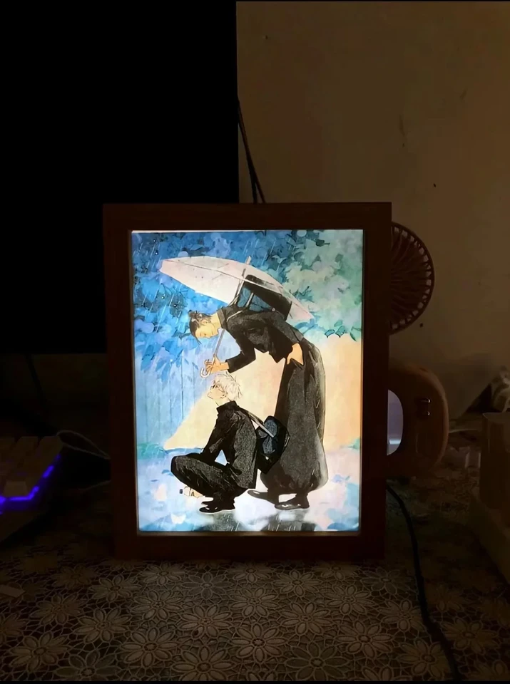 漫画かわいい小さな夜の灯の少女の心はプラグインしません家庭のアイデアの装飾灯置物 Sdd04de353328492e995bc50bf3350