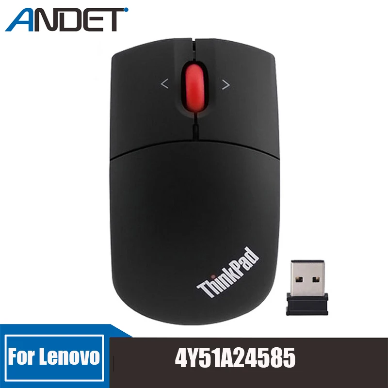 

New For Lenovo Thinkpad 4Y51A24585 Notebook Mini Wireless Mouse Silent Portable Home Office Business General with USB Receiver