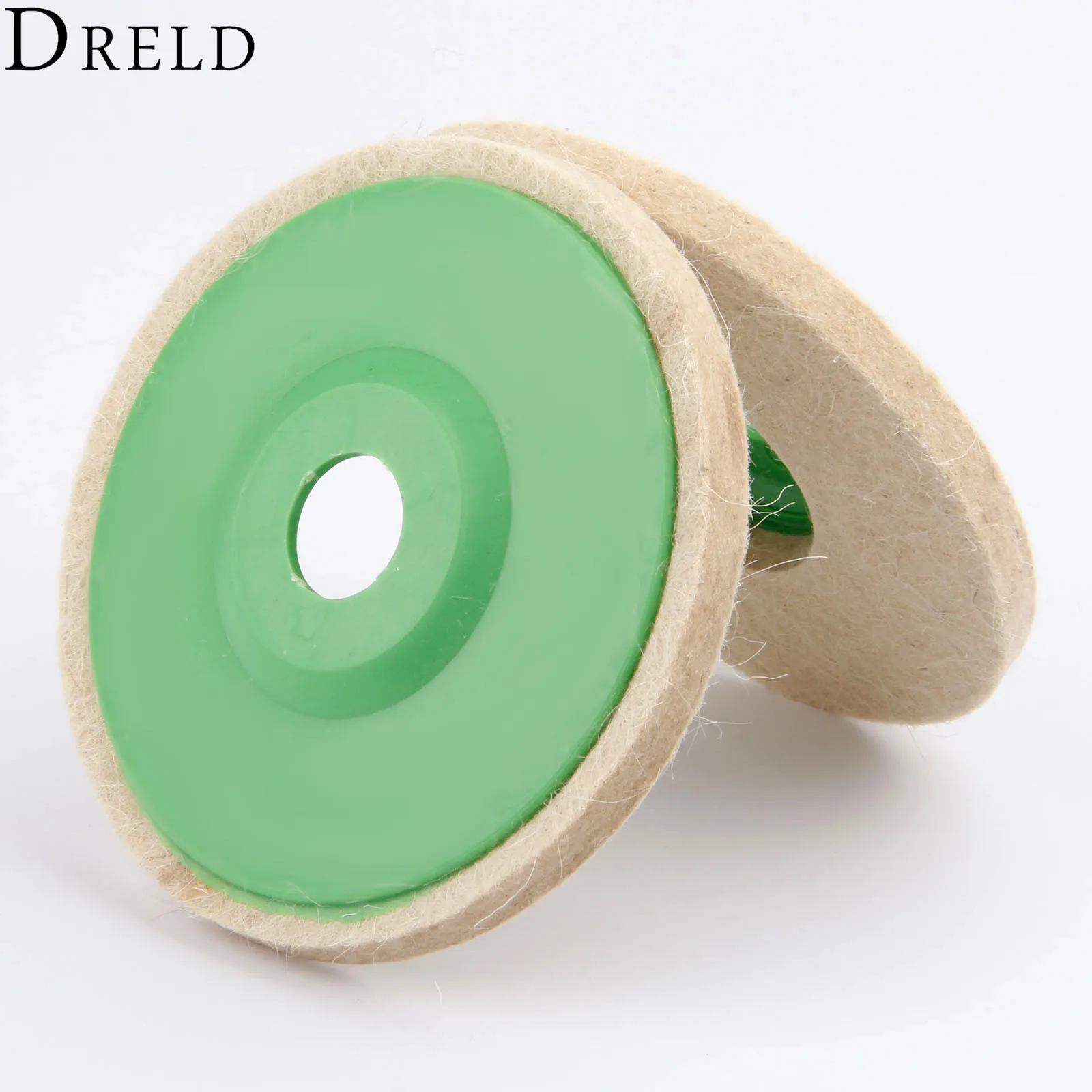 Dreld 1pc Dremel Accessories 5 Inch 125mm Round Polishing Wheel Wool