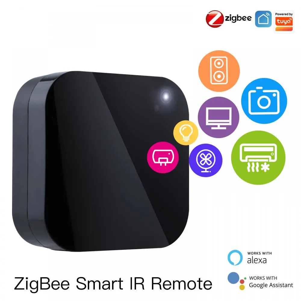 

Пульт дистанционного управления Tuya Smart ZigBee, инфракрасный пульт дистанционного управления, работает на батарейках