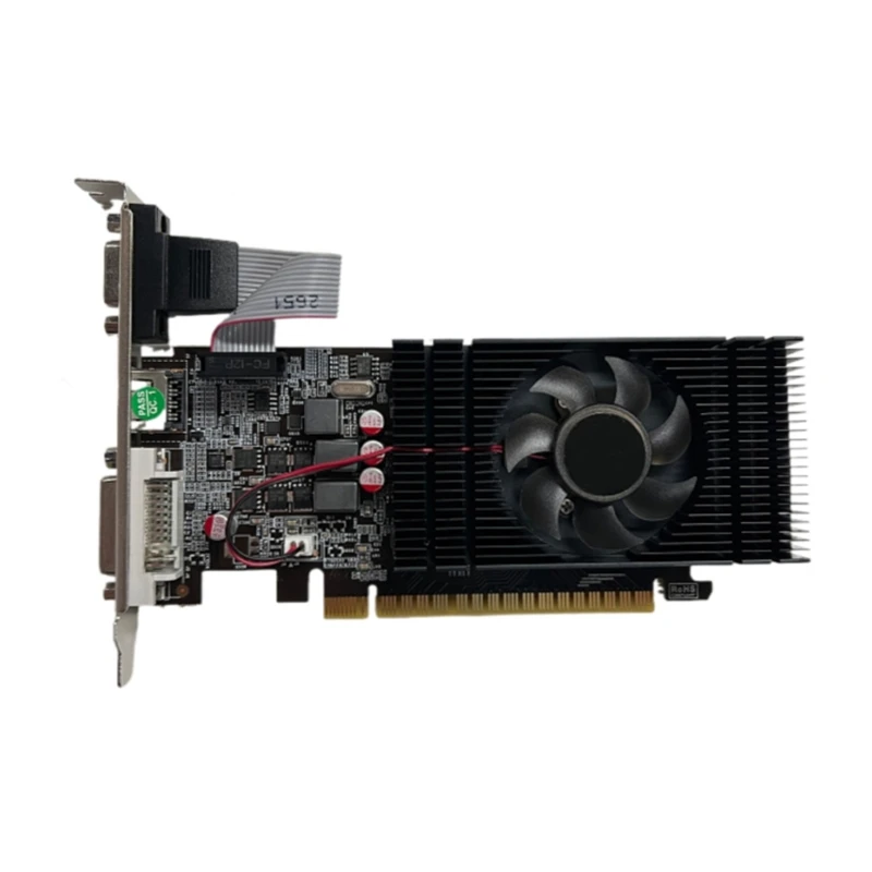 

Видеокарта GT730 2 ГБ 128 бит DDR5 PCI-E VGA карта для низкопрофильная видеокарта половинной высоты для настольного