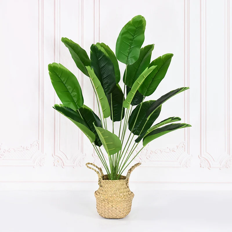 

Simulated Plants Green Leaves Artificial Green Landscape Arrangement For Wedding Home Garden Dining Table Fake Plants Decoration