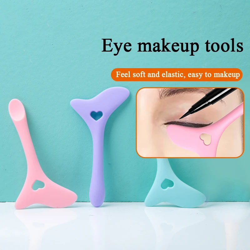 makeup tools,eyeliner stencil tool,eye makeup tools Eyeliner Makeup Stencils Multifunctional Silicone Template Beauty Tool