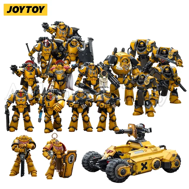 JOYTOY 1/18 Action Figure 40K The Horus Heresy Fists Squads & Mechas Anime Collection Military Model